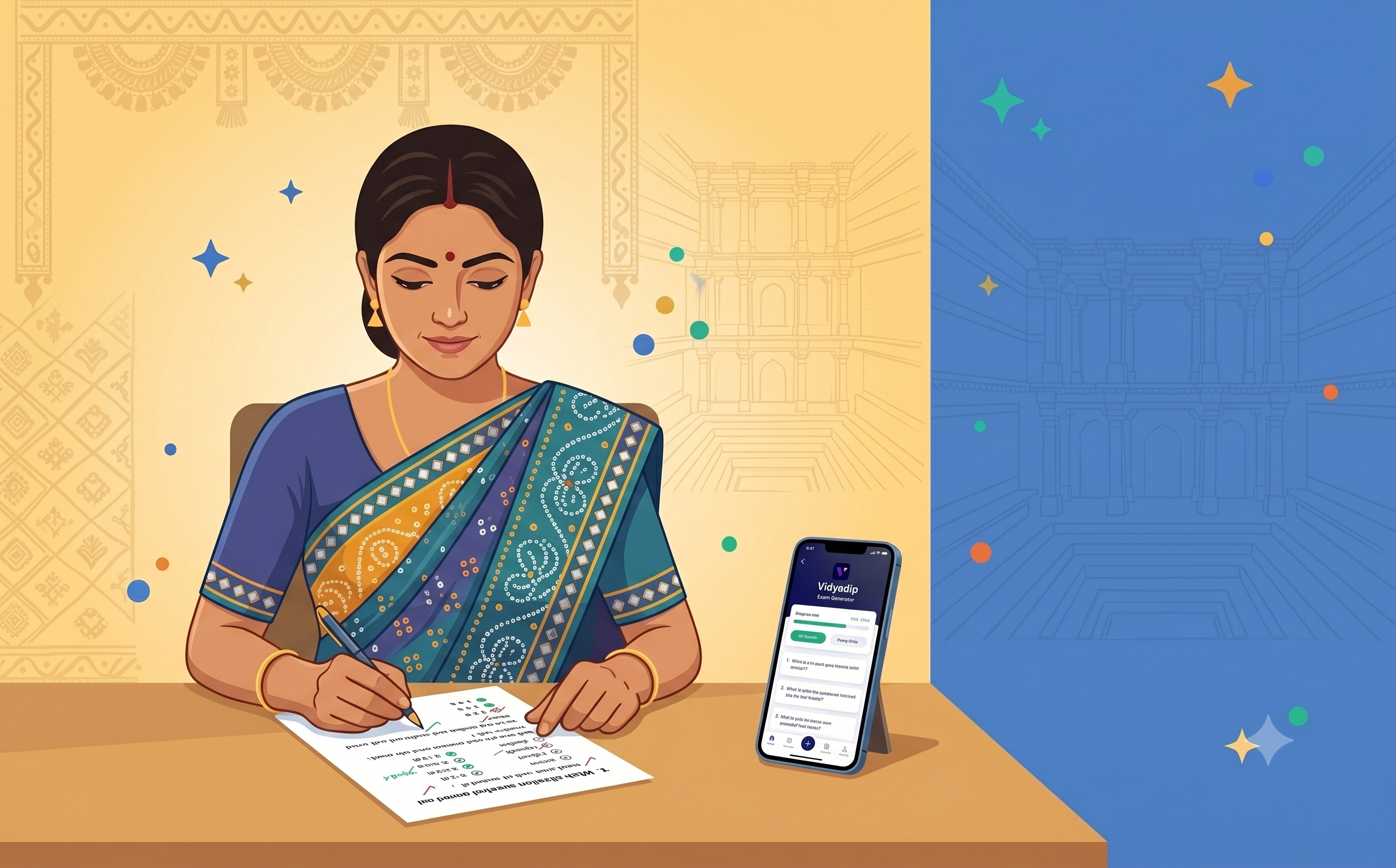 Vidyadip - generate GSEB Gujarat Board question papers in Gujarati medium
